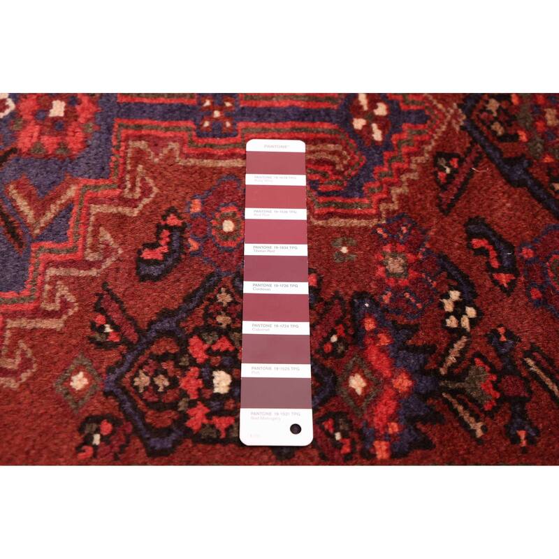 ECARPETGALLERY Hand-knotted Andelz Dark Red Wool Rug - 3'5 x 6'7