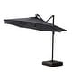 preview thumbnail 17 of 16, Modular Sunbrella Outdoor Patio 10 Feet Round Umbrella Gray