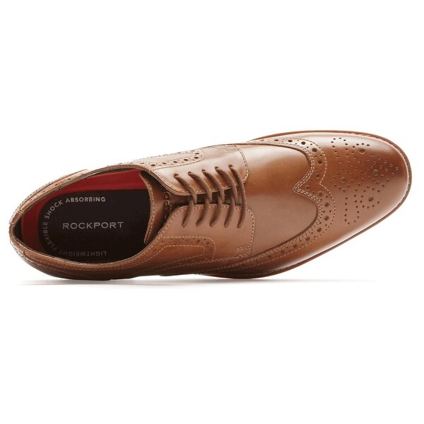rockport men's saxxen wingtip oxfords