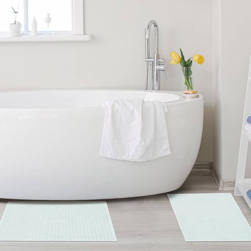 Superior Eco-Friendly Soft and Absorbent Bath Mat (set of 2)