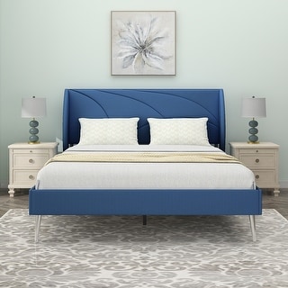 Queen size upholstered bed - Bed Bath & Beyond - 37193098
