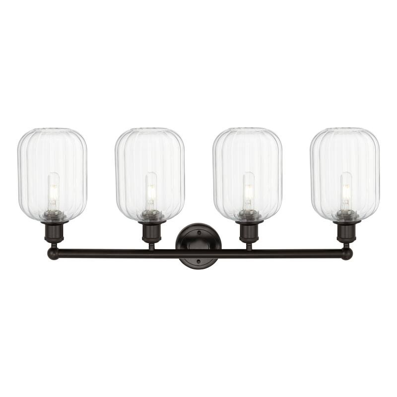 Innovations Lighting Endless Possibilities Edison - Preston - 4 Light 34" Jar Shade Bath Vanity Light