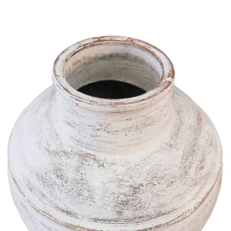 10" Wide Papua Stone Disk Small Off White