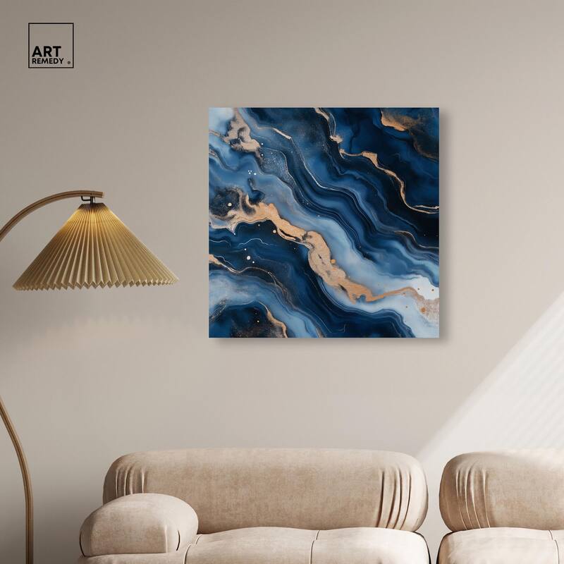 Deep Sea Geode II Canvas by Art Remedy, Gallery Wrapped