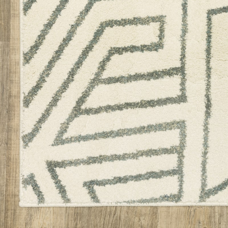 Style Haven Salinas Modern Geometric Beige/ Grey Indoor Area Rug