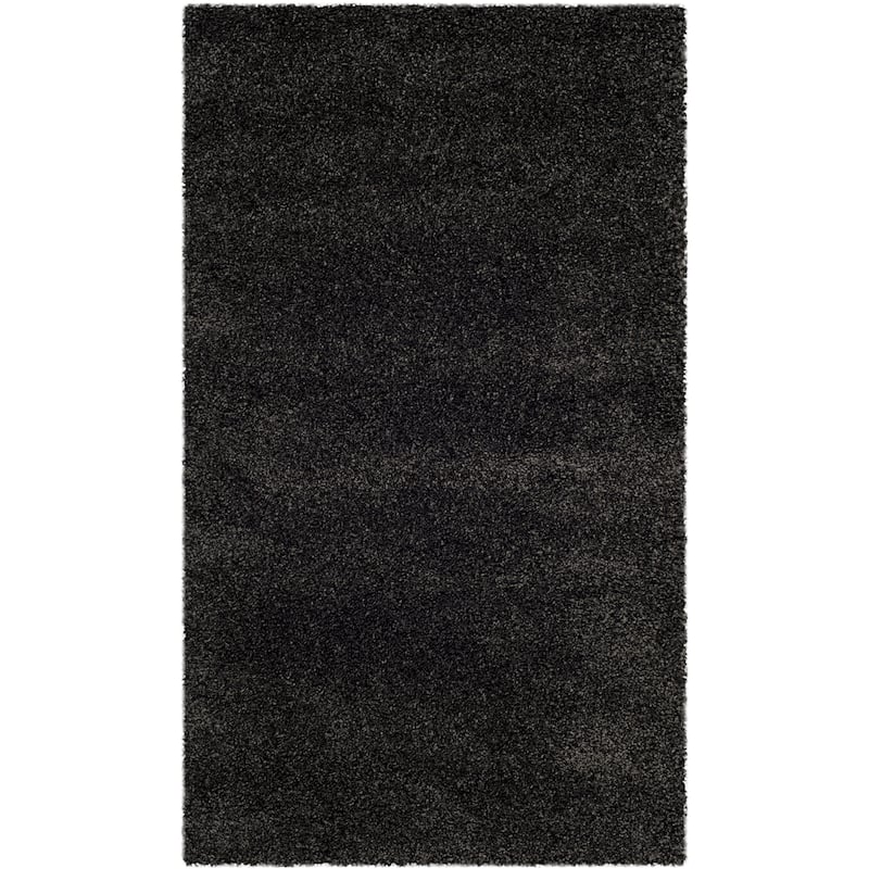 SAFAVIEH, Milan Shag Afton 2-inch Thick Area Rug - 2' x 4' - Dark Grey
