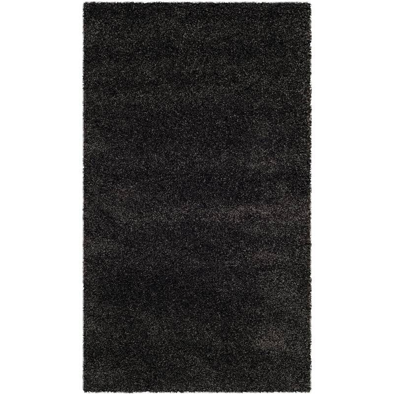 SAFAVIEH Milan Shag Maibritt 2-inch Thick Area Rug - 2' x 4' - Dark Grey