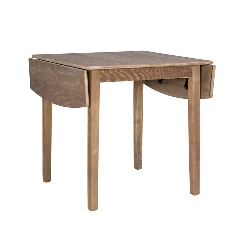 Piedmonth Solid Wood Square Drop Leaf Dining Table