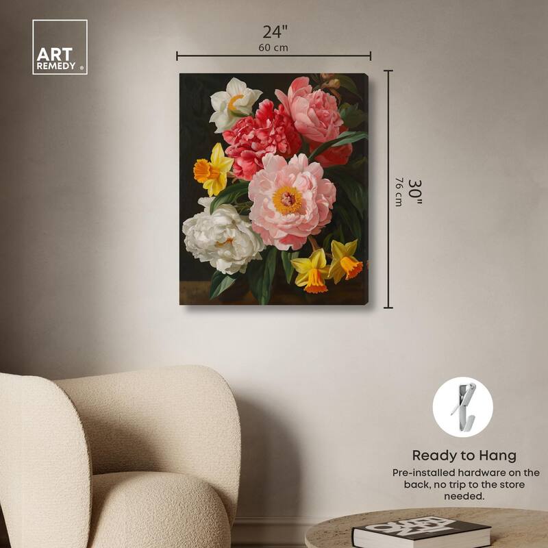 Garden's Glory Canvas by Art Remedy, Gallery Wrapped