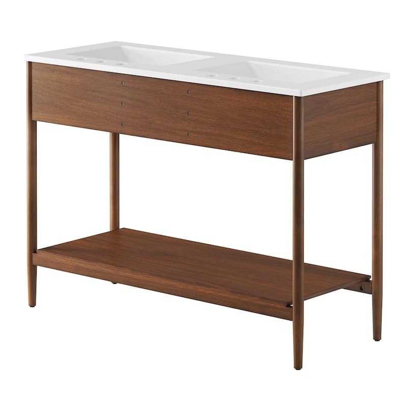 Zaire 18"/24"/30"/36"/48" Bathroom Vanity with White Sink Top