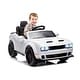 preview thumbnail 16 of 28, Kids Electric Car Licensed Dodge Challenger Ride On Car 12V Electric Vehicles White