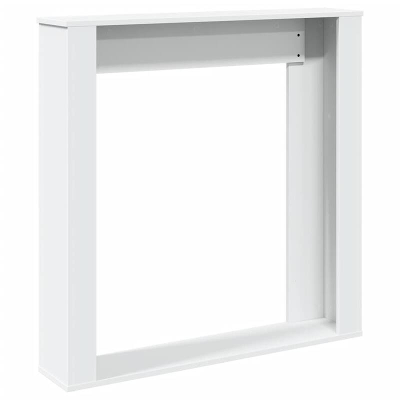 vidaXL Fireplace Surround 39.4x7.9x39.4" Engineered Wood