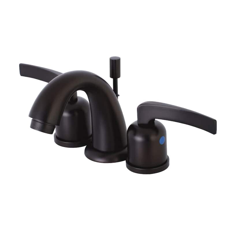 Kingston Brass Centurion 1.2 GPM Widespread Bathroom Faucet with Flat - Oil Rubbed Bronze
