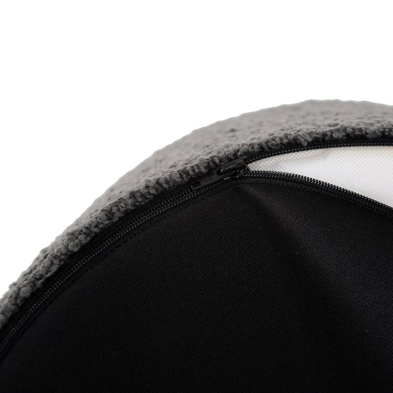 Allan Andrews No Tip Cylinder Ottoman with Cover, Barbet Collection