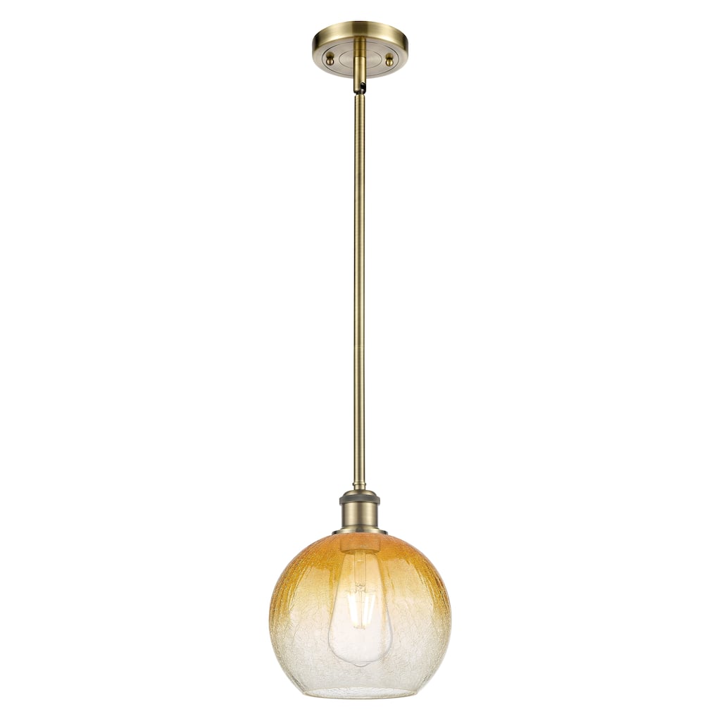 Innovations Lighting Endless Possibilities Ballston - Brookhaven Globe - 1 Light 8" Stem Hung Mini Pendant