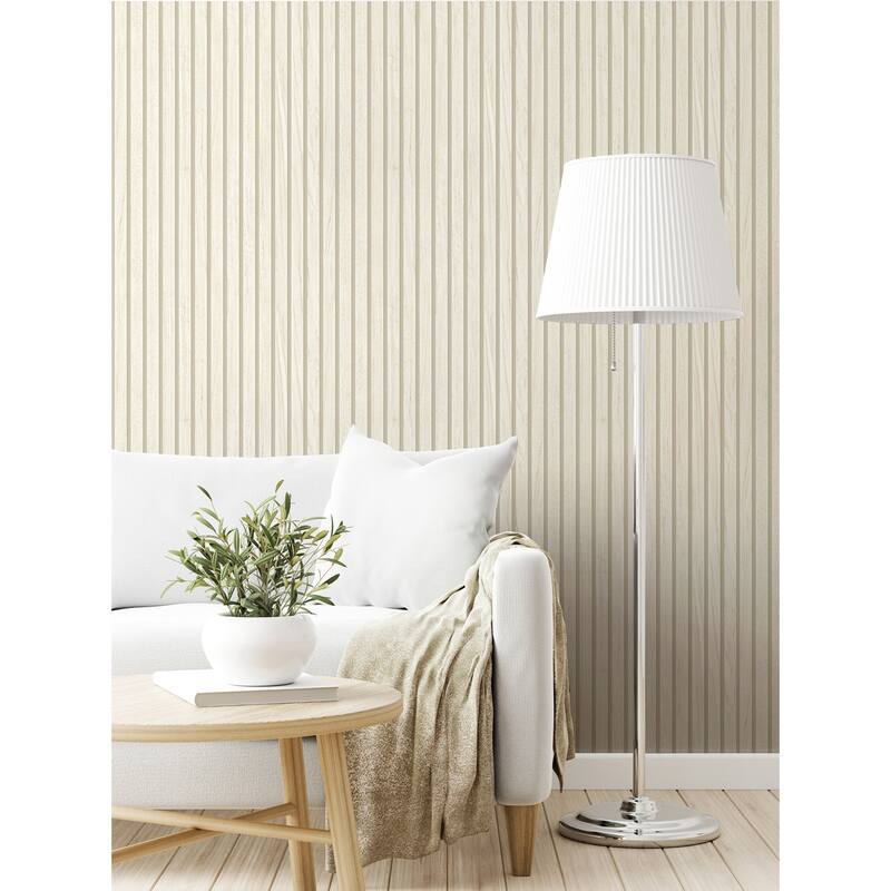 Belgravia Decor Panacea Cream Wood Wallpaper