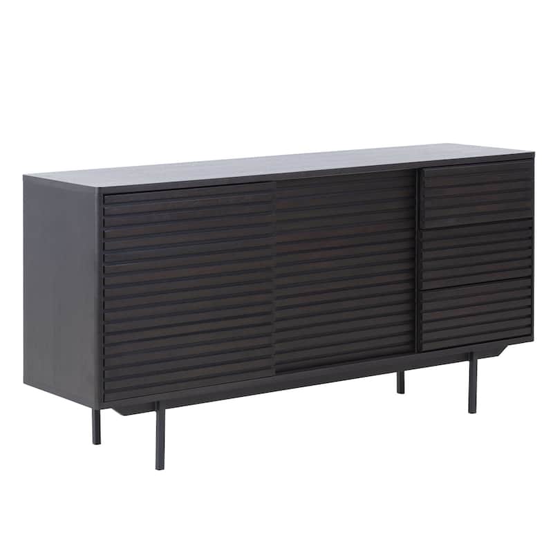 mid century Sideboard Buffet Table or TV Stand with storage