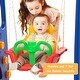preview thumbnail 13 of 18, Goplus 3 in 1 Junior Children Climber Slide Swing Seat Basketball Hoop