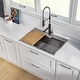 preview thumbnail 12 of 137, KRAUS Kore Workstation Drop-In Stainless Steel Kitchen Sink