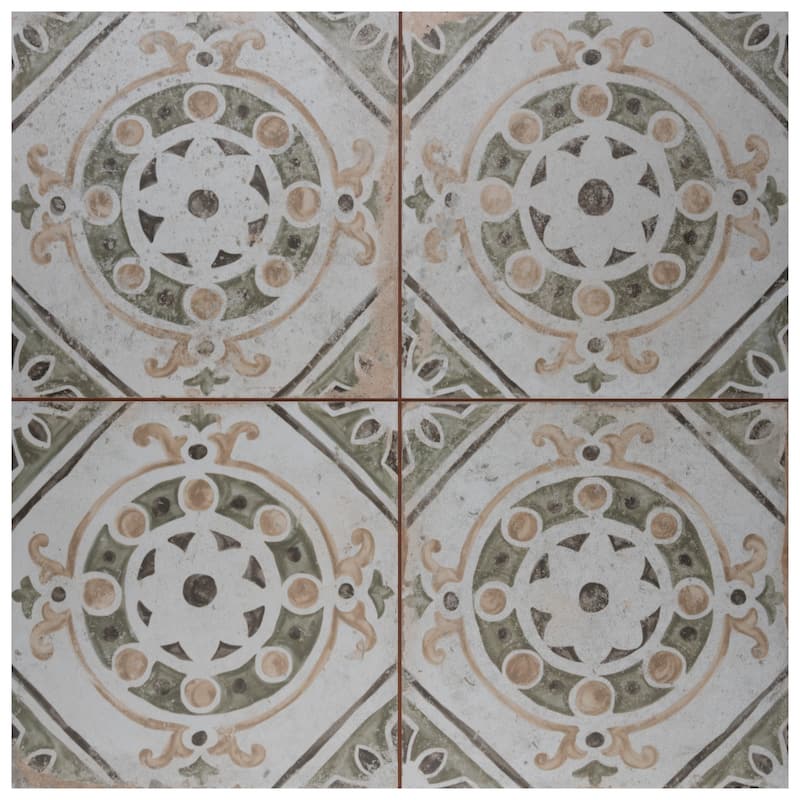 Merola Tile Kings Porto Iria 17-5/8" x 17-5/8" Ceramic Floor and Wall Tile