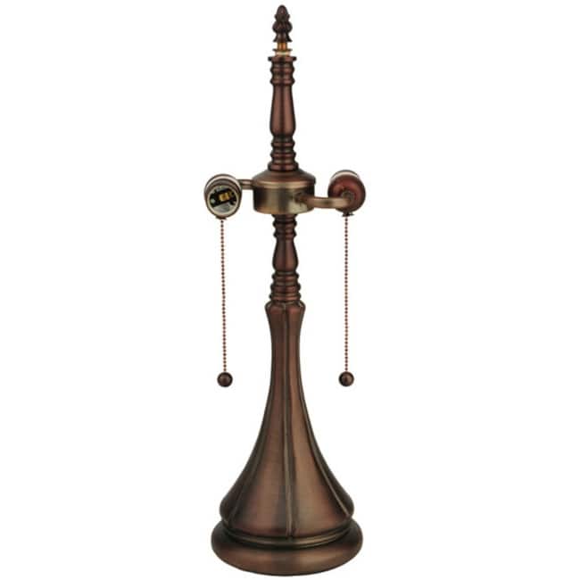 Meyda Tiffany 125779 Fluted 14" Tall Lamp Base