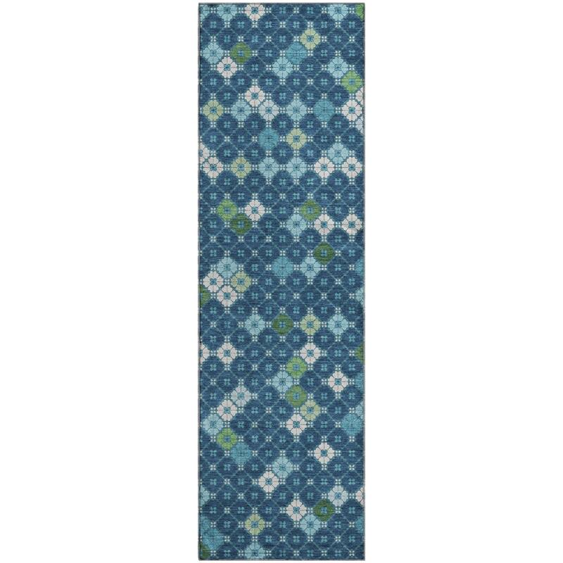 Premium Washable Super Soft Modern Mosaic Mayfield Rug