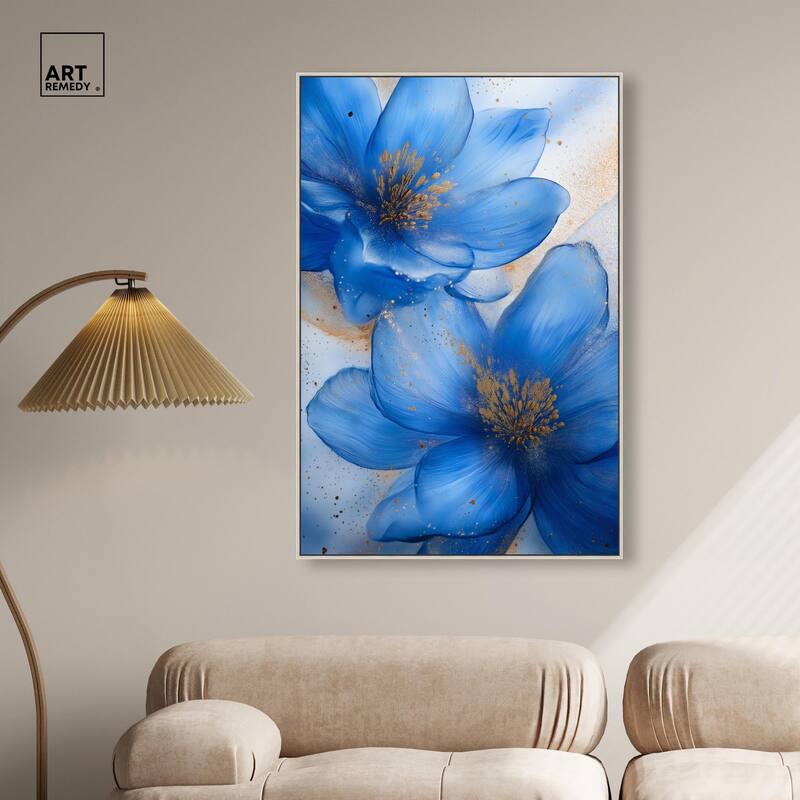 Twilight Teal Tint II Canvas by Art Remedy