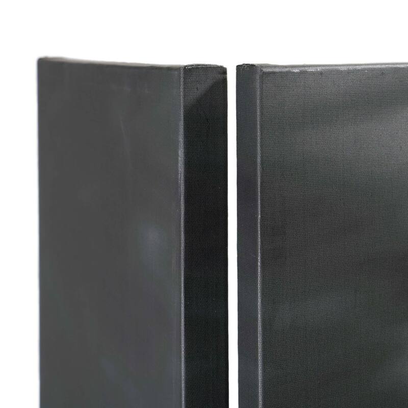 American Art Decor Double-Sided Canvas Room Divider, 4 Panels, 70" H x 63" L