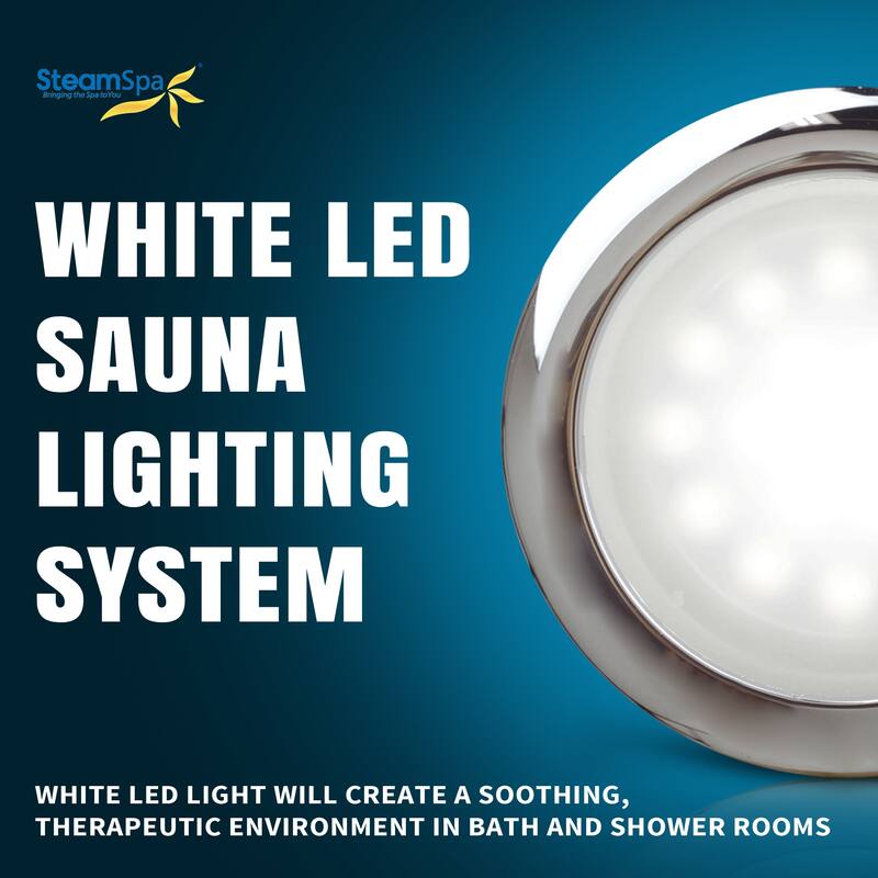 SteamSpa White LED Lighting System