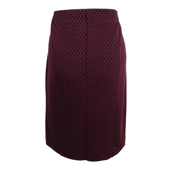 Alfani Womens Jacquard Pencil Skirt