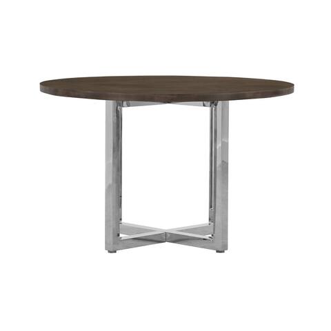 Amalfi 48"Wood Round Table