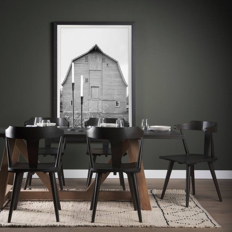 Grey Barn I Framed Art Print