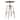 Uttermost Revolve Brass Counter Stool - 17"W x 24"H x 17"D