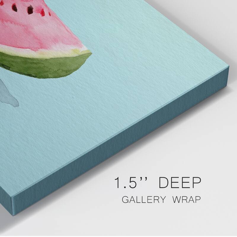 Summer Watermelon I Premium Gallery Wrapped Canvas - Ready to Hang