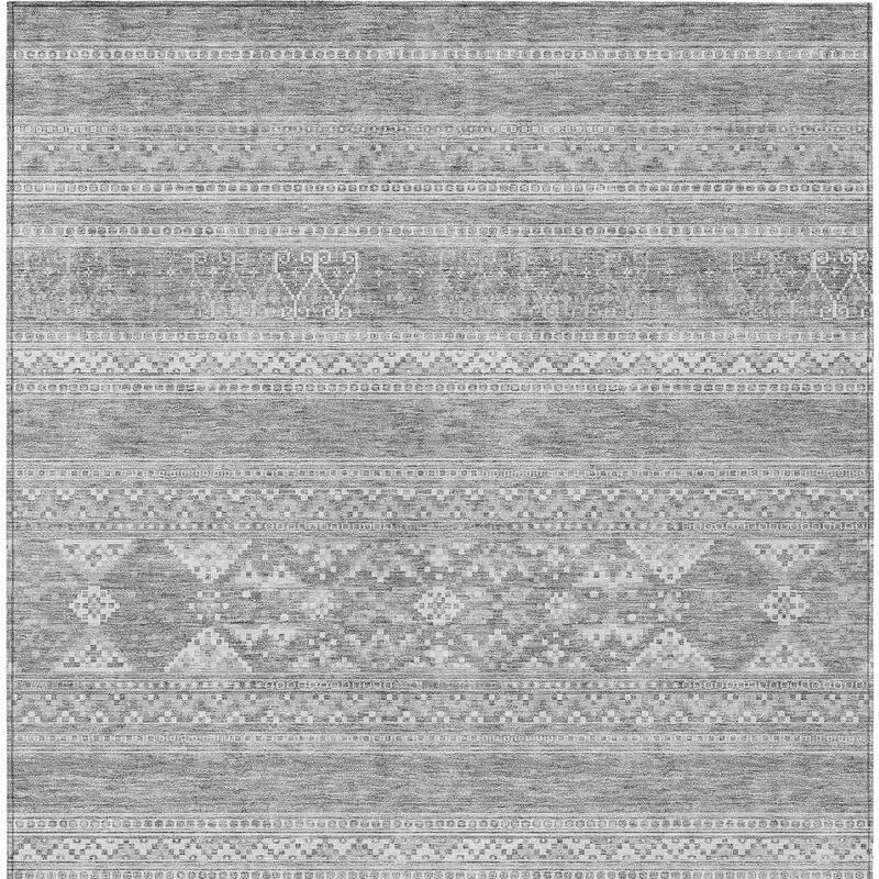 HomeRoots Southwestern Transitional Rectangle Outdoor Rug