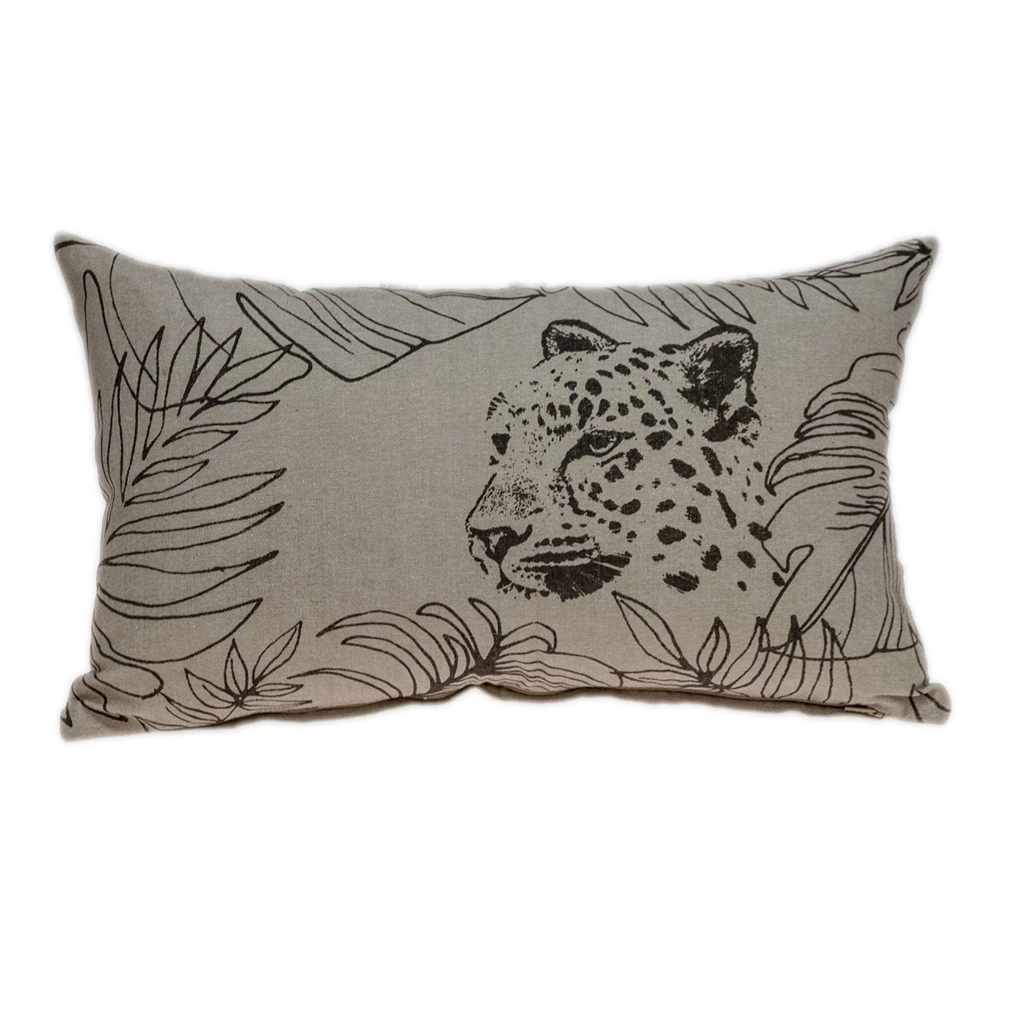Jaguar Silhoutte Lumbar Throw Pillow Jaguar Silhoutte Lumbar Throw Pillow