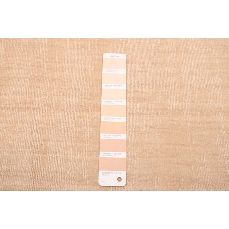 ECARPETGALLERY Hand Loomed Kashkuli Gabbeh Ivory Wool Rug - 7'11 x 11'3