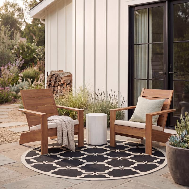 SAFAVIEH Courtyard Charleen Indoor/ Outdoor Waterproof Patio Backyard Rug