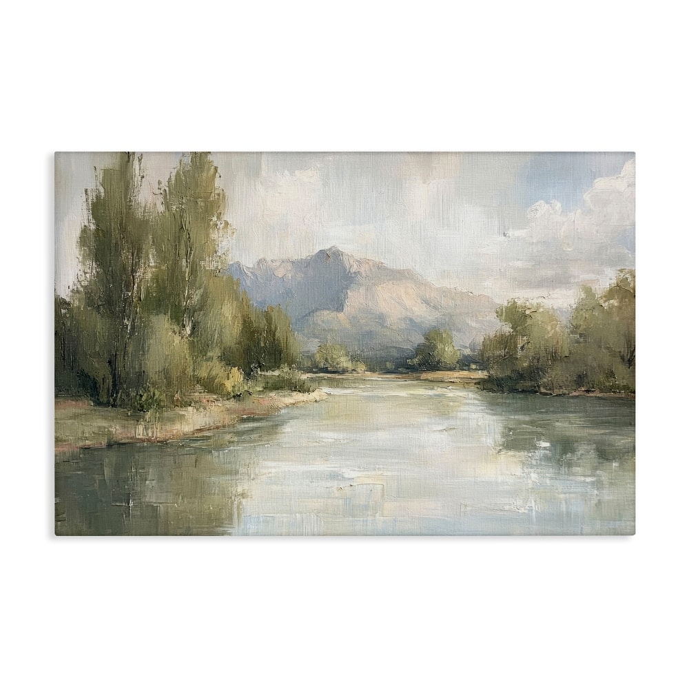 Stupell Where The River Goes Canvas Wall Art Design By Petal Prints Design