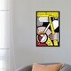 preview thumbnail 11 of 13, iCanvas "Aspen Winter Jazz, 1967" by Roy Lichtenstein Framed