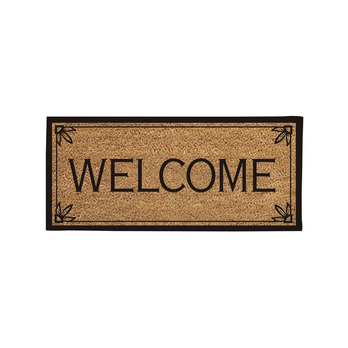 Welcome Flocked Sassafras Coir Switch Mat
