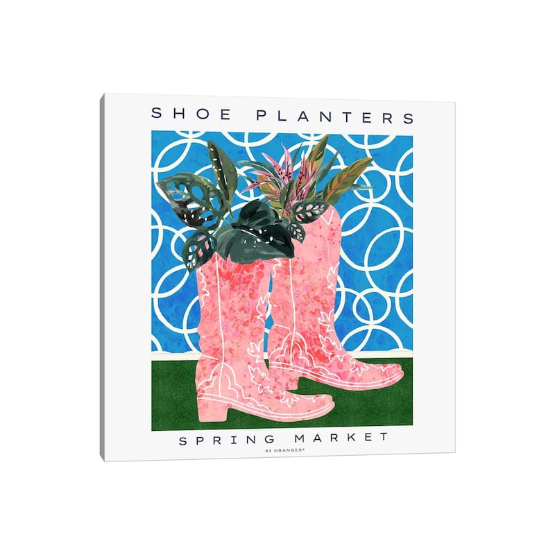 iCanvas "Shoe Planters" by 83 Oranges Canvas Print