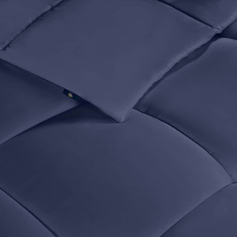 Serta Memory Flex Down Alternative Comforter, Box Quilt Duvet Insert