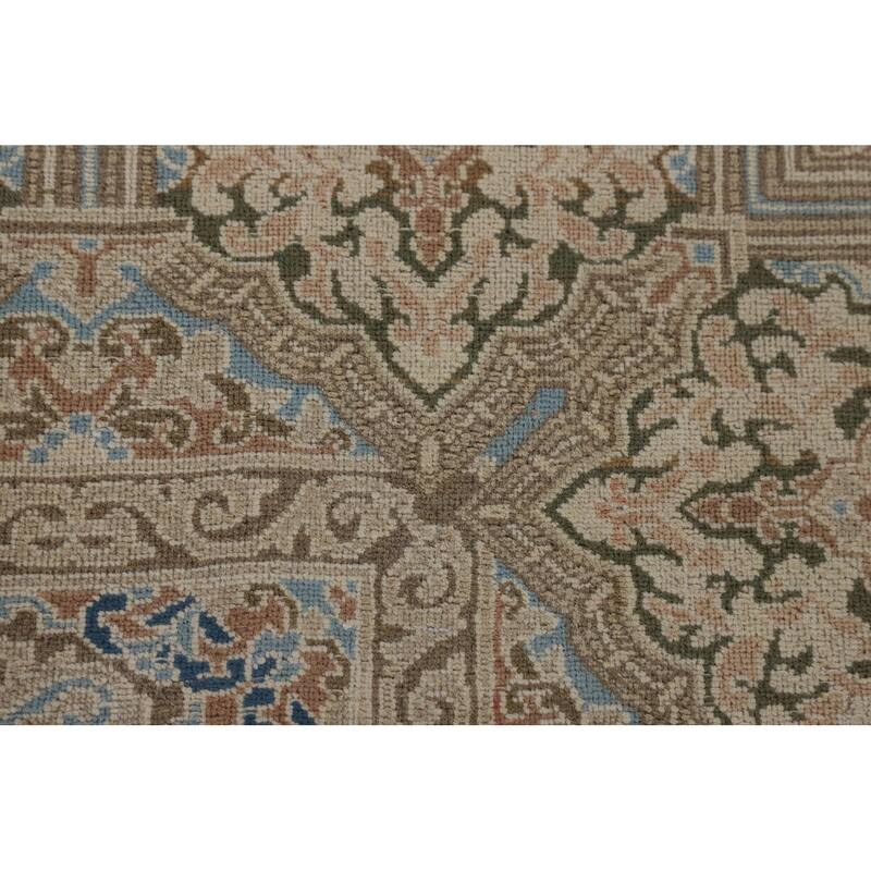 Kerman Persian Vintage Rug Hand-Knotted Wool Carpet - 9'9" x 12'9"