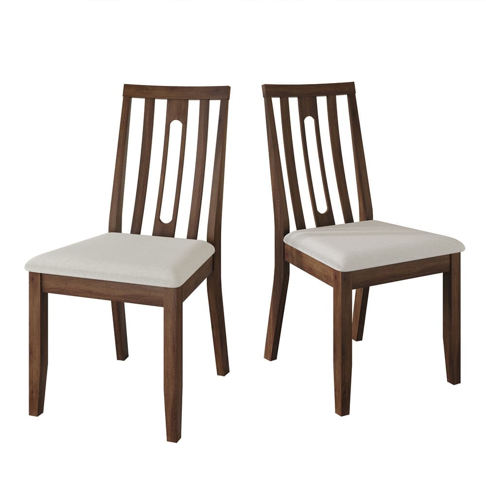 CraftPorch Contemporary Wooden Dining Chairs (Set of 2)