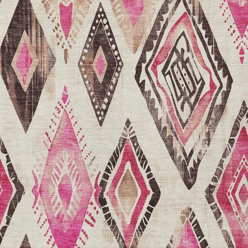 HomeRoots Aztec Transitional Rectangle Outdoor Rug