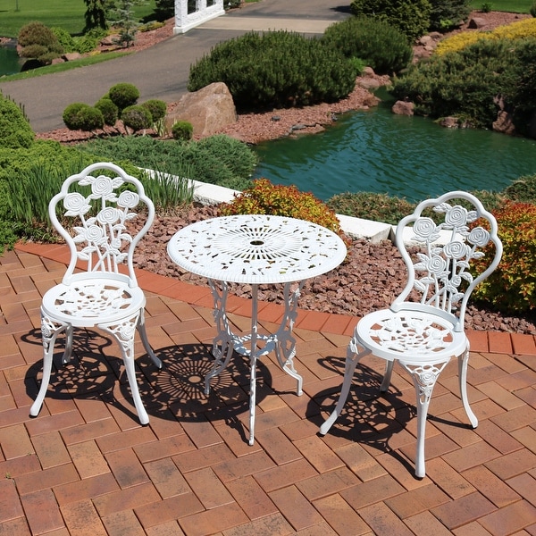Outdoor cast iron patio new arrivals bench