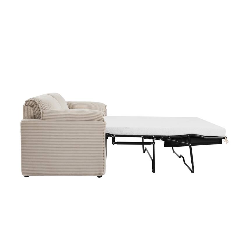79.13" Multi-Functional Sleeper Pull Out Sofa Bed