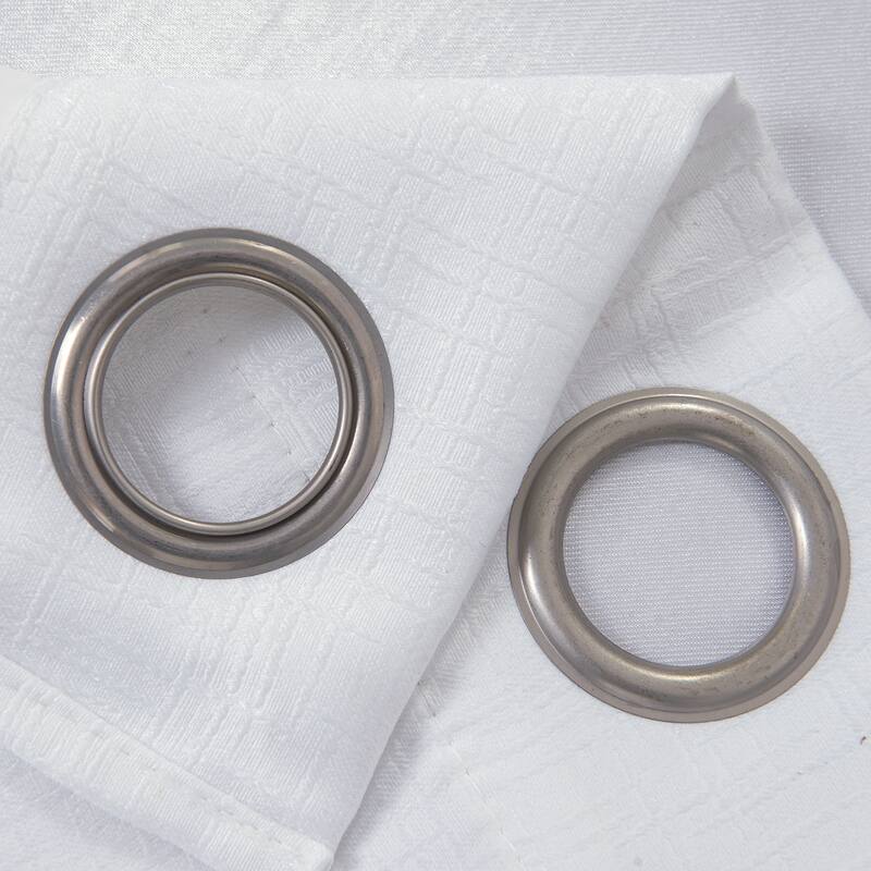 Lynx Matte Embossed Room Darkening Grommet Panel 84" - (1x) 52 x 84 in.