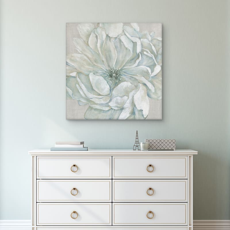 Morning Petals I Square by Carol Robinson Canvas Art Print